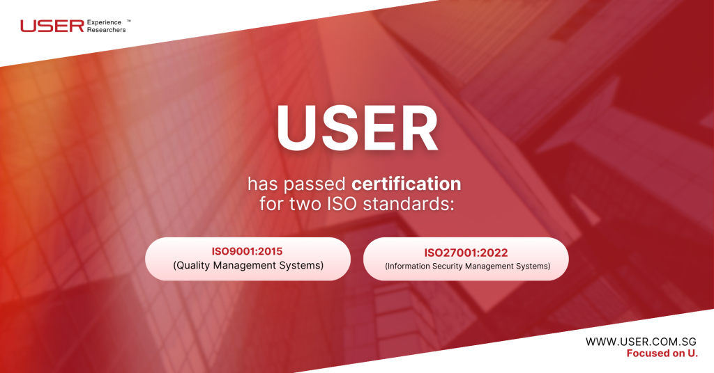 USER passes ISO certification requirements