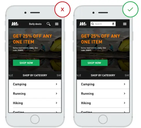 Search Box for Mobile Apps: Best UX Design Practices